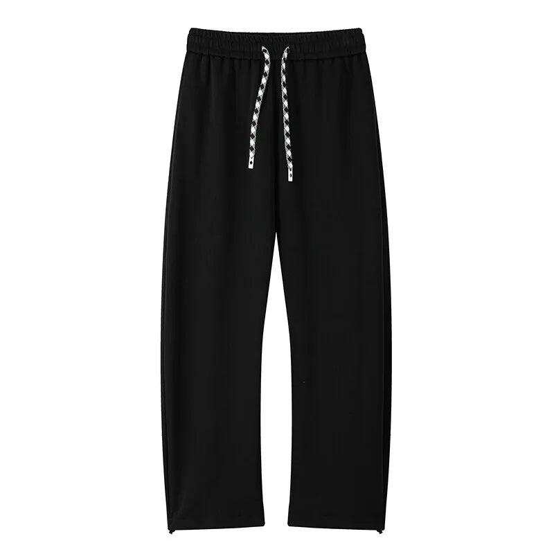 Riolio Black Casual Pants Men Fashion Oversized Wide Leg Pants Men Streetwear Loose Sweatpants Mens Sports Pants Male Trousers M-3XL