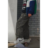 Riolio Summer Casual Pants Men Fashion Black Straight Pants Men Streetwear Hip-hop Loose Cargo Pants Mens Joggers Trousers M-3XL