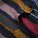 Riolio Men's Muslim Long Sleeve Cotton Striped Robes Islamic Arabian Kaftan Suit Middle East Dubai Abaya Retro Spring Clothing 2025 New