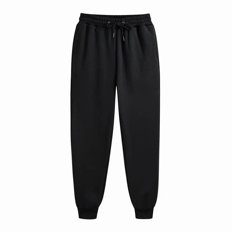 Riolio Men's Sweatpants Spring Autumn Fleece Pants Sport Long Pants Casual Drawstring Pockets Trousers Oversize Sweatpants For Men
