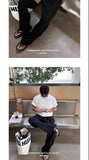 Riolio Summer Cityboy Pants Texture Soft Single Pleated Straight Casual Pants Men's Korean Retro High-end Loose Trousers Aesthetic Wear
