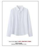 Riolio  New Naples Business Men Shirts Light Luxury Textured Lapel Striped Long Sleeve Cardigan Leisure Premium Commuter Blouse S-4XL