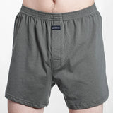 Riolio Men's 100% Cotton Boxer Shorts Foreskin Underwear High Waist Big Underpants Casual Plaid Plus Size Aro Alo Allo Pants M-3XL