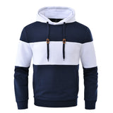 Riolio Autumn Men's Casual Fashion Hoodies Cozy Pullover Sweatshirt Tracksuit Hooded Sweatshirts Streetwear with Plaid Jacquard
