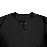 Riolio 2025 Summer Simplicity Men's Suit Loose Walf Checks Fabric Breathable Comfort and Casual Short Sleeve Shorts Two-Piece Suit