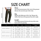 Riolio Men's Casual Cargo Cotton Pants Men Pocket Loose Straight Pants Elastic Work Trousers Brand Fit Joggers Male Large Size