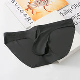Riolio Article Spring and Summer New Ice Silk Non-marking Underwear MEN'S Triangle Pants Separate Quick-drying Youth Tide Solid Color