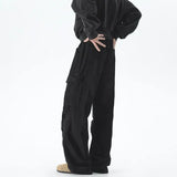 Riolio Vintage Tie dye Men's Baggy Denim Trousers White New Streetwear Wide Leg Loose Denim Pants Fashion Straight Gargo Pants