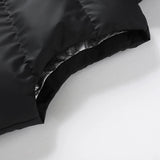 Riolio Men's Hooded Loose Solid Color Warm Vest Male Version Camisole Jacket Graphene Cotton Vest Autumn Winter Quality Men's Vest