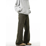 Riolio Men's Jeans High Waist Vintage 2000s Straight Baggy Denim Pants Streetwear Y2K American Style Fashion Wide Leg Denim Trous