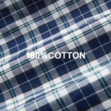 Riolio S-XL Mens Cotton Underwear Boxer Shorts Casual Plaid Elastic Waistband Button Mens Boxer Underwear Comfortable Shorts for Home