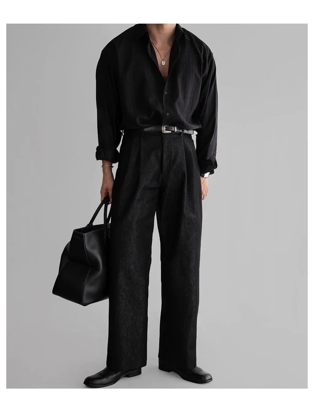 Riolio New Korean Fashion Men Shirts Light Luxury Textured Business Striped Long Sleeve Cardigan Tops Leisure High Quality Blouse M-2XL