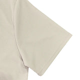 Riolio 2025 Summer Simplicity Men's Suit Loose Walf Checks Fabric Breathable Comfort and Casual Short Sleeve Shorts Two-Piece Suit