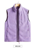 Riolio Outdoor Sleeveless Coats Vests Male Warm Cotton Waistcoat Autumn Jackets Thick Vests Man Classic  Lamb Cashmere Men Fleece Vest