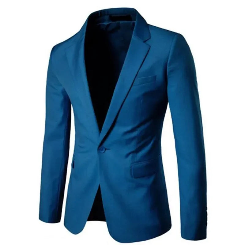 Riolio prom suit New Arrival Luxury Men Blazer New Spring Fashion Brand Slim Fit Men Suit Terno Male Business Jackets Coat
