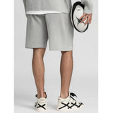 Riolio Summer Shorts Men Oversized Fashion Casual Pleated Shorts Men Japanese Streetwear Loose Ice Silk Shorts Mens Beach Shorts M-2XL