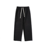 Riolio Cotton Casual Pants Men Oversized Wide Leg Pants Men Japanese Streetwear Hip-hop Loose Straight Pants Men Beige Trousers S-2XL