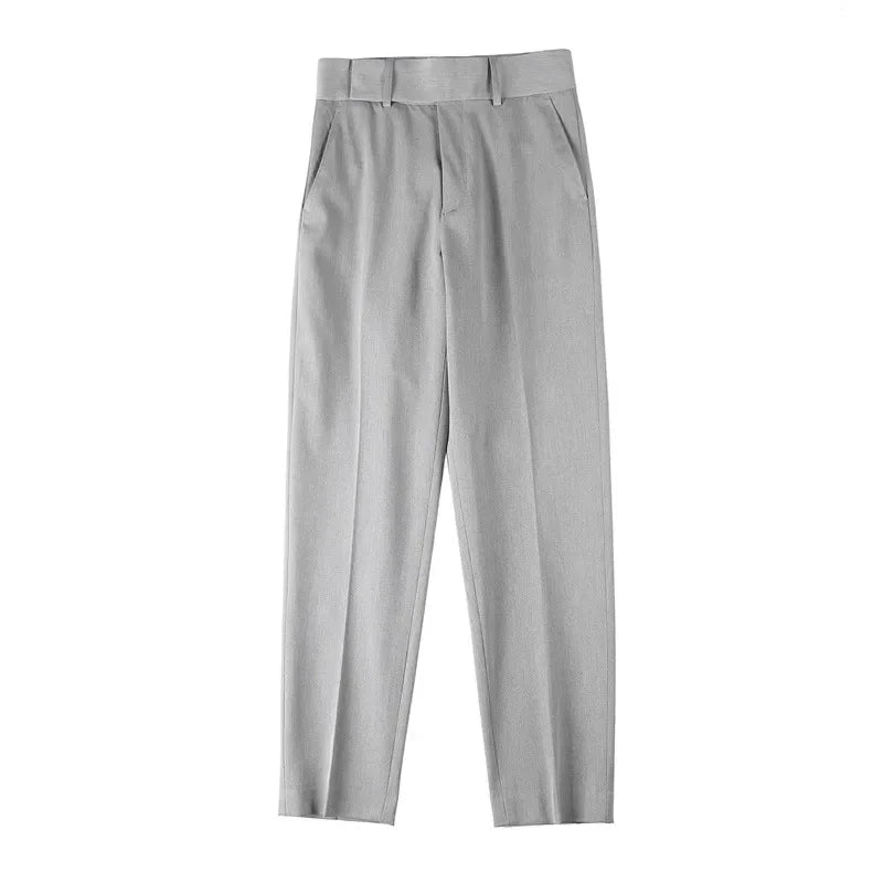 Riolio Wedding Dress Pants for Men Business Suit Pant Casual Slim Formal Pants Pantalon Costume Men Suit Trousers Plus size 29-36