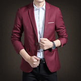 Riolio prom suit New Arrival Luxury Men Blazer New Spring Fashion Brand Slim Fit Men Suit Terno Male Business Jackets Coat