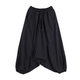 Riolio Mens Wide-Leg Cuffed Pants Y2k Gothic Harem Pants Streetwear Japanese Harajuku Campus Joggers Casual Pants Men'S Clothing 2025