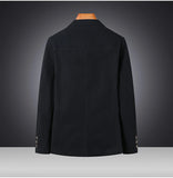 Riolio Men's Premium Suit Jacket Spring Autumn Casual Workwear Pure Cotton Jacket Men's Korean Version Slim Fit Loose Plus Size Suit
