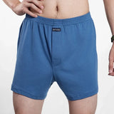 Riolio Men's 100% Cotton Boxer Shorts Foreskin Underwear High Waist Big Underpants Casual Plaid Plus Size Aro Alo Allo Pants M-3XL