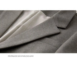 Riolio Simple Button Wooolen Coat Casual Wool Suit Jacket Men's Autumn Winter American High-end Business Casual Thick Wool Suit Top