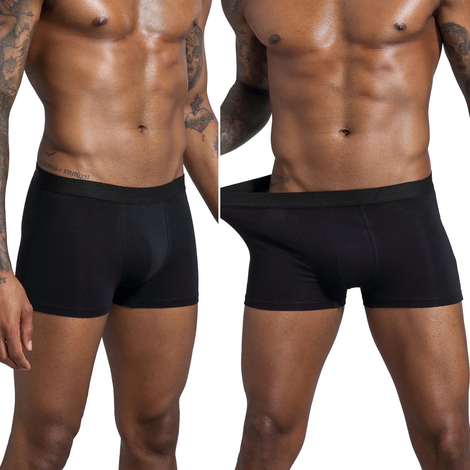 Riolio 6pcs Pack Men Panties Cotton Underwear Male Brand Boxer And Underpants For Homme Luxury Set Shorts Box Slip Kit