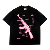 Riolio Harajuku American Purple "WTMM" TEE versized t shirt gothic y2k top cotton shirts Couples grunge graphic goth women clothes