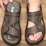 Riolio Lightweight Quick-Drying Men's Non-Slip Sandals, Comfy Beach Shoes for Summer