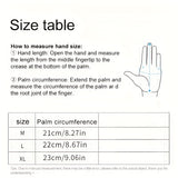 Riolio Men's Genuine Sheepskin Leather Gloves - Touchscreen Compatible, Fleece Lined Warm Winter Driving Cycling Gloves - Premium Full Palm Non-Textile, Business Gift Suitable for Holidays and Christmas