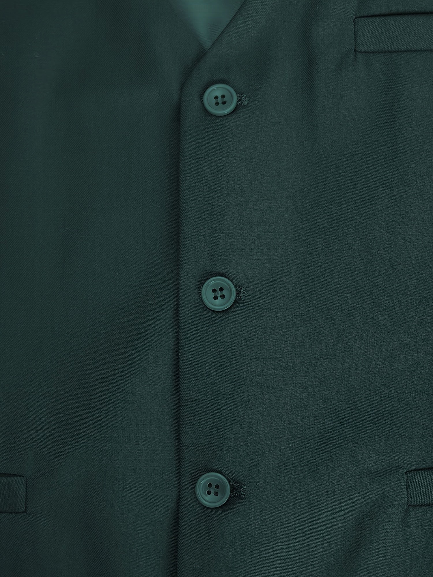 Riolio MALE Men's 3 Piece Suit Slim Fit Solid One Button Business Party Wedding Tuxedo Suits Blazer Jacket Vest Pants Set Dark Green