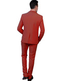 Riolio Mens Suit Plaid Tuxedos Business Suits Slim Fit Double Breasted