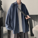 Riolio Plaid Shirt Men's fashion brand ins casual versatile shirt Korean fashion coat handsome clothes
