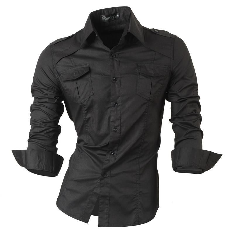 Riolio Men's Dress Shirts Casual Stylish Long Sleeve Designer Button Down White