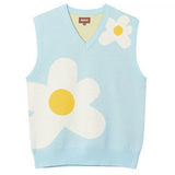 Riolio Luxury Golf Flower Le Fleur Tyler The Creator Men Sweater Vests Knit Casual Sweaters Vest Sleeveless High Drake