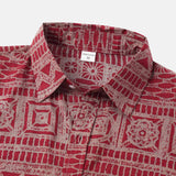 Riolio Unisex Geometric Ethnic Shirts T Summer Casual Beach Hawaiian Shirts Men T-shirt Loose Breathable Short-sleeved 3d Print Blouse