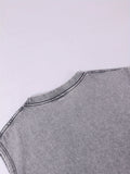 Riolio Single-sided Printing, 100% Retro Washed Pure Cotton Round Neck Vest, Men'S Sleeveless Vest Retro Washed For All Seasons - Must-have Gift - High-quality Material 230g
