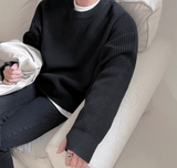 Riolio - KNITTED SWEATER - chill guy 90s fashion mens fashion