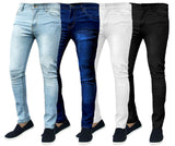 suit High Quality Men's Stretch Small Straight Jeans Classic Simple