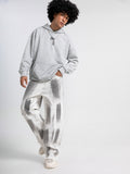 Riolio [New Loose Fitting Straight Jeans] Men's Denim New Street Trend Loose Fitting Straight Leg Wide Leg Jeans, Men's American Street Dance Skateboard Design, Casual Pants