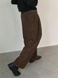 Riolio [Retro Chic Corduroy Pants] Retro Chic Corduroy Trousers - Men's Fashion Loose-Fit Casual Pants - Machine Washable, All-Season Wear, Multiple Colors Available
