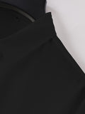 Riolio Men's long-sleeved shirt, casual style in plain color, buttoned collar with pockets and openwork design, very suitable for daily leisure, spring and summer