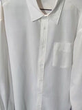 Riolio Men's long-sleeved shirt, casual style in plain color, buttoned collar with pockets and openwork design, very suitable for daily leisure, spring and summer