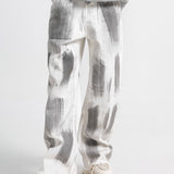 Riolio [New Loose Fitting Straight Jeans] Men's Denim New Street Trend Loose Fitting Straight Leg Wide Leg Jeans, Men's American Street Dance Skateboard Design, Casual Pants