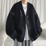 Riolio - Button Up Cardigan - chill guy 90s fashion mens fashion