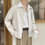 Riolio - Classic Button-Up Jacket - chill guy 90s fashion mens fashion