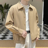 Riolio - Classic Button-Up Jacket - chill guy 90s fashion mens fashion