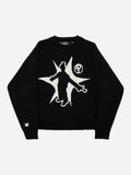 Riolio - Grunge Starboy Distressed Knitted Sweater - chill guy 90s fashion mens fashion