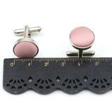 Riolio  Men's Solid Color Cufflinks New Design Round Braided Shirt Cuff Link For Gentleman Wedding Party Business Suit Accessories Gift
